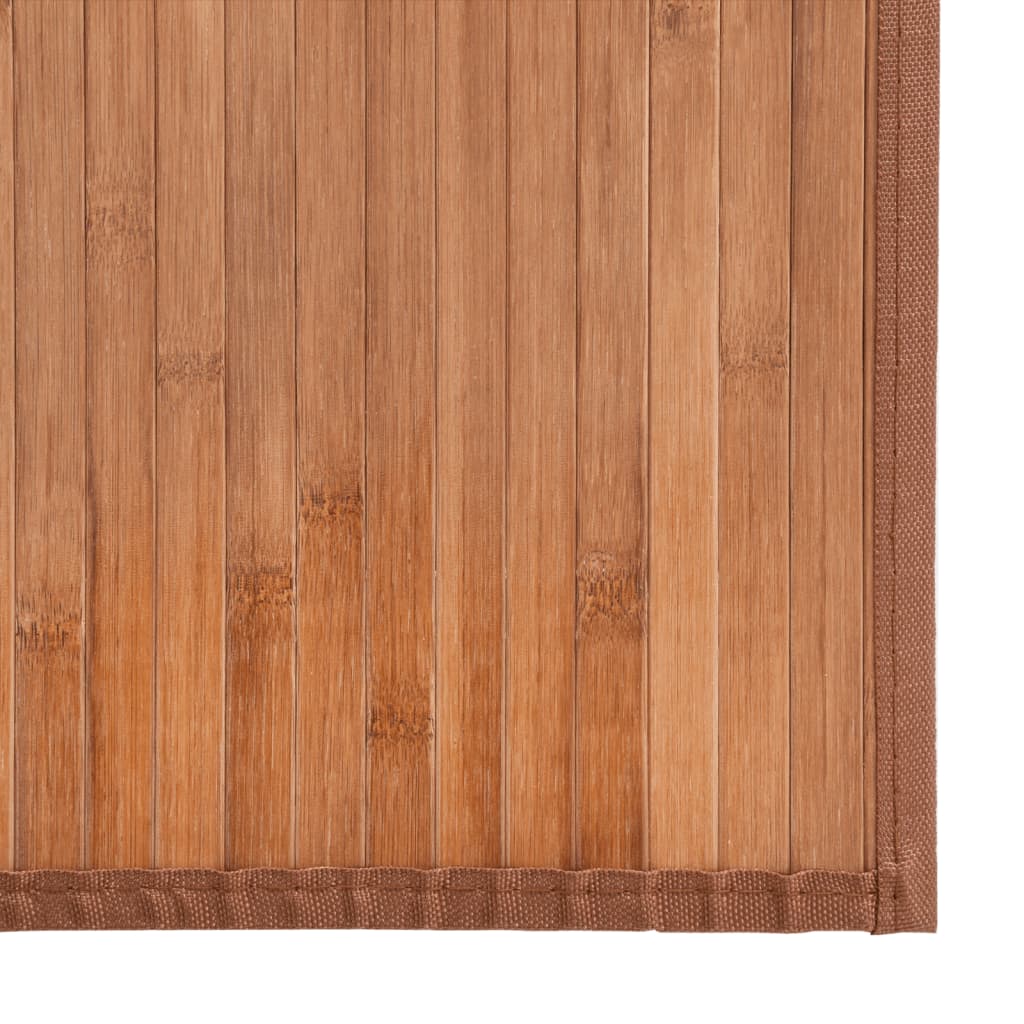 Vloerkleed rechthoekig 80x100 cm bamboe naturel