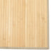Vloerkleed rechthoekig 80x100 cm bamboe lichtnaturel
