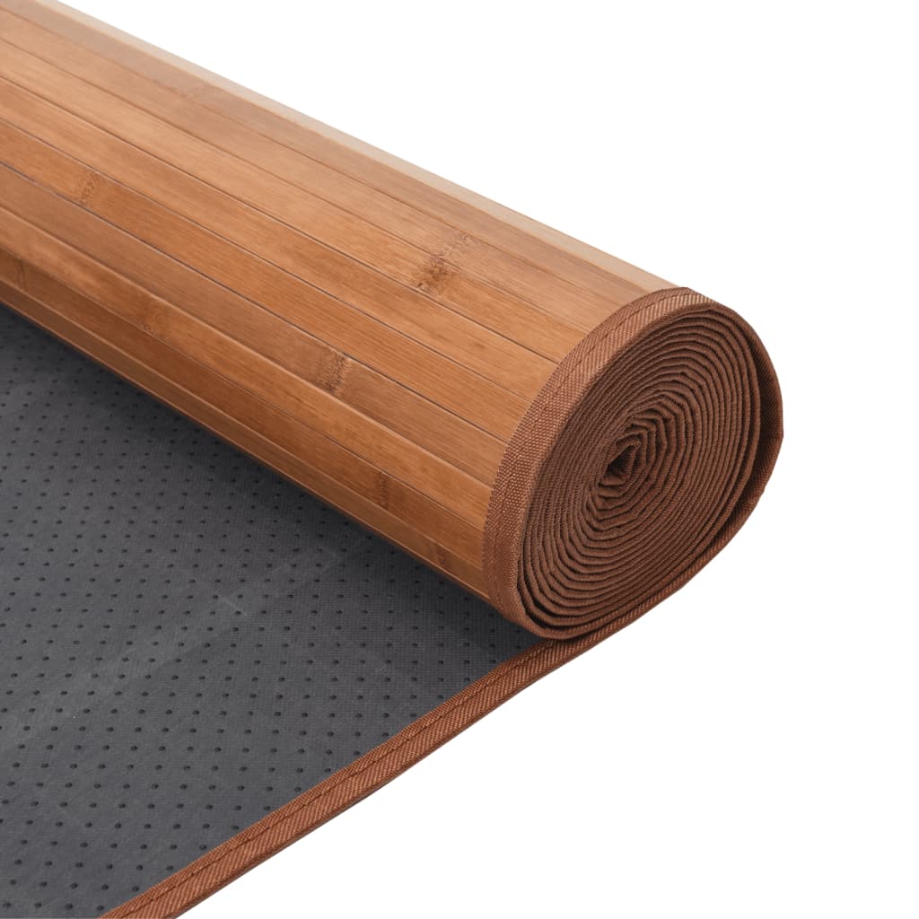Vloerkleed rechthoekig 80x200 cm bamboe naturel