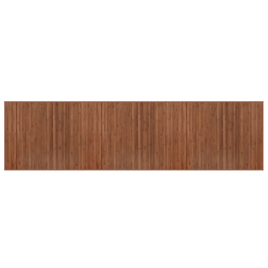 Vloerkleed rechthoekig 80x300 cm bamboe bruin