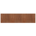 Vloerkleed rechthoekig 80x300 cm bamboe bruin
