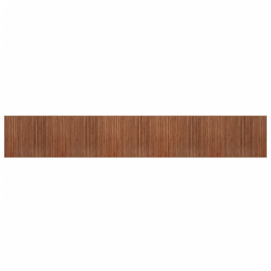 Vloerkleed rechthoekig 80x1000 cm bamboe bruin