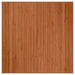 Vloerkleed vierkant 100x100 cm bamboe bruin