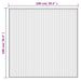 Vloerkleed vierkant 100x100 cm bamboe bruin