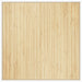 Vloerkleed vierkant 100x100 cm bamboe lichtnaturel