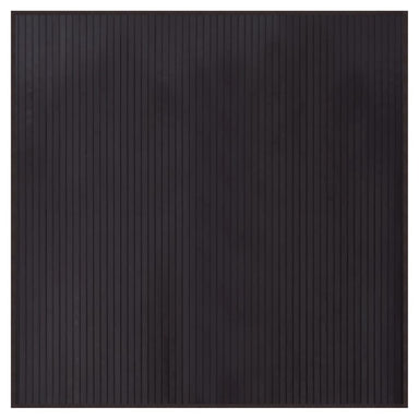 Vloerkleed vierkant 100x100 cm bamboe donkerbruin