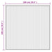 Vloerkleed vierkant 100x100 cm bamboe donkerbruin