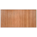 Vloerkleed rechthoekig 100x200 cm bamboe naturel