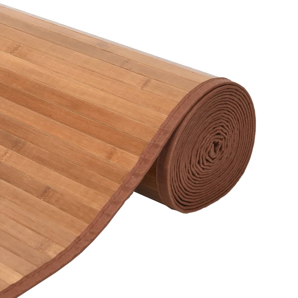 Vloerkleed rechthoekig 100x200 cm bamboe naturel