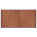 Vloerkleed rechthoekig 100x200 cm bamboe bruin