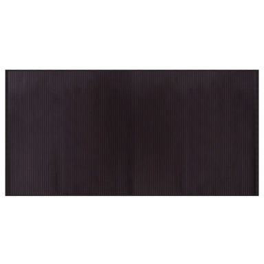 Vloerkleed rechthoekig 100x200 cm bamboe donkerbruin