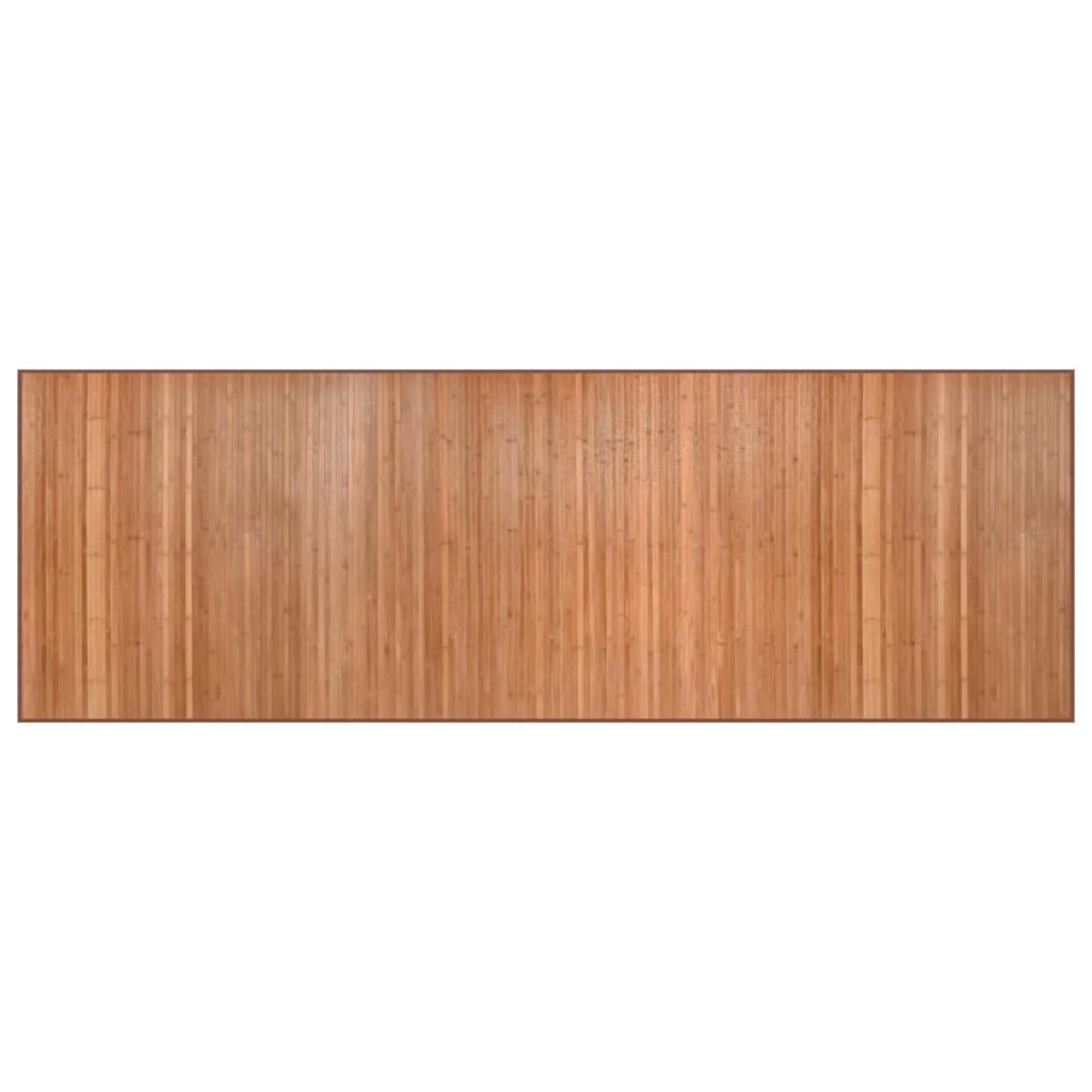 Vloerkleed rechthoekig 100x300 cm bamboe naturel