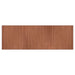 Vloerkleed rechthoekig 100x300 cm bamboe bruin