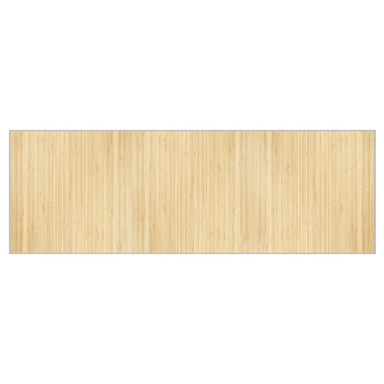Vloerkleed rechthoekig 100x300 cm bamboe lichtnaturel