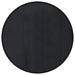 Vloerkleed rond 60 cm bamboe zwart