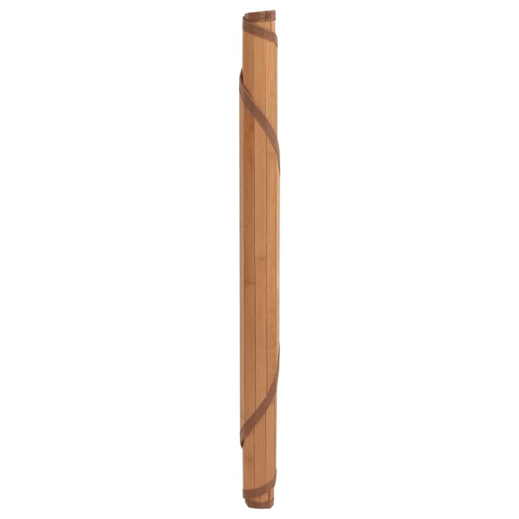 Vloerkleed rond 60 cm bamboe naturel