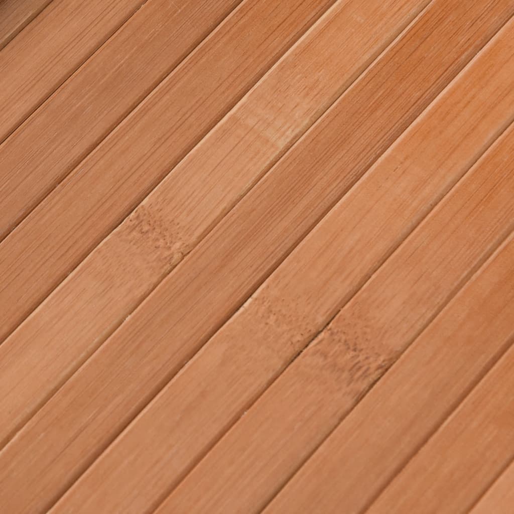 Vloerkleed rond 60 cm bamboe naturel