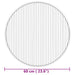 Vloerkleed rond 60 cm bamboe naturel