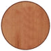 Vloerkleed rond 60 cm bamboe bruin
