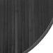 Vloerkleed rond 60 cm bamboe grijs