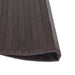 Vloerkleed rond 60 cm bamboe donkerbruin