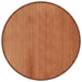 Vloerkleed rond 80 cm bamboe bruin