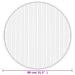 Vloerkleed rond 80 cm bamboe bruin