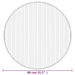 Vloerkleed rond 80 cm bamboe donkerbruin