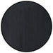 Vloerkleed rond 100 cm bamboe zwart