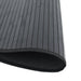 Vloerkleed rond 100 cm bamboe zwart