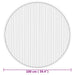 Vloerkleed rond 100 cm bamboe naturel