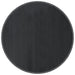 Vloerkleed rond 100 cm bamboe grijs