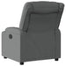 Fauteuil verstelbaar stof donkergrijs