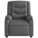 Fauteuil verstelbaar stof donkergrijs