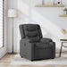 Fauteuil verstelbaar stof donkergrijs