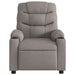 Massagestoel verstelbaar stof taupe