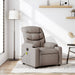 Massagestoel verstelbaar stof taupe