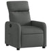 Fauteuil verstelbaar stof donkergrijs