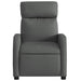 Fauteuil verstelbaar stof donkergrijs