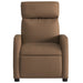 Fauteuil verstelbaar stof bruin