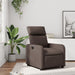 Fauteuil verstelbaar kunstleer bruin
