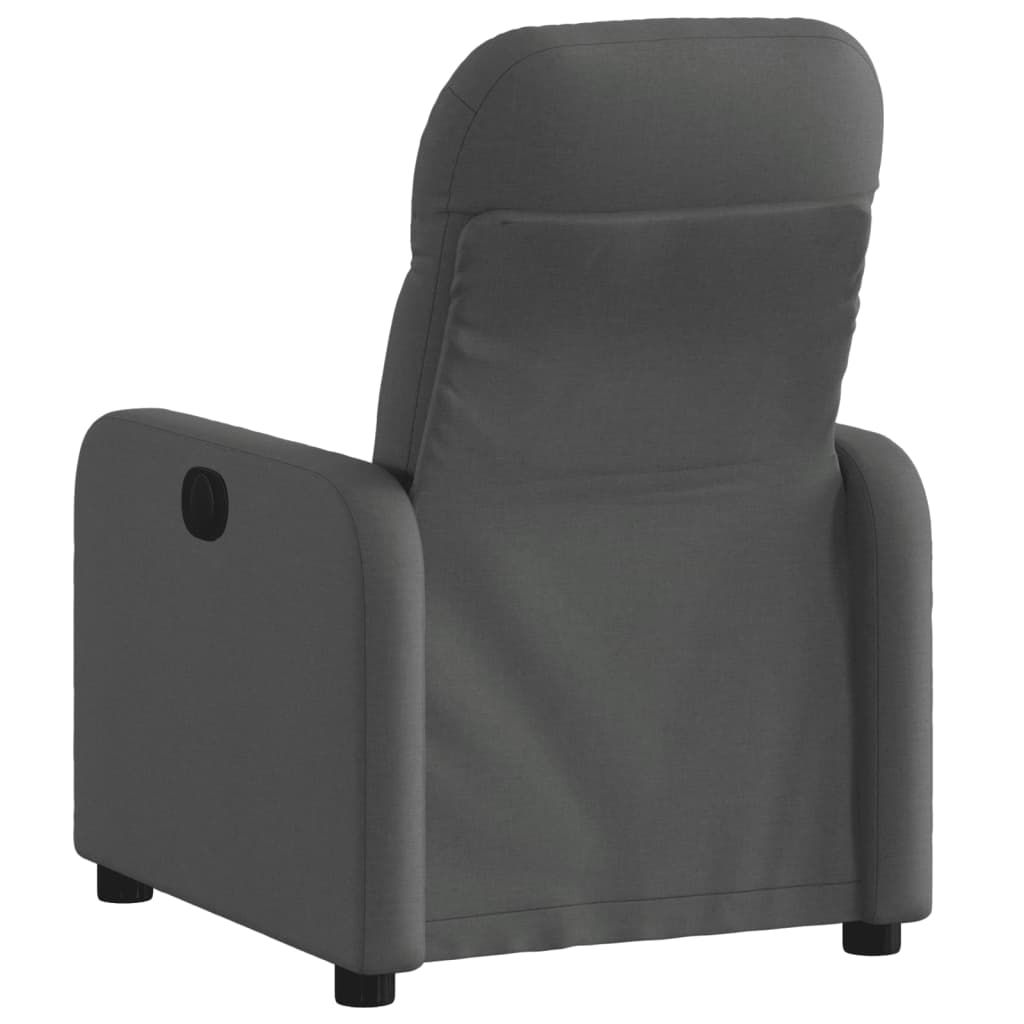Fauteuil verstelbaar stof donkergrijs