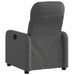 Fauteuil verstelbaar stof donkergrijs