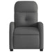 Fauteuil verstelbaar stof donkergrijs
