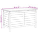 Tuinbox 99x49,5x58,5 cm massief vurenhout