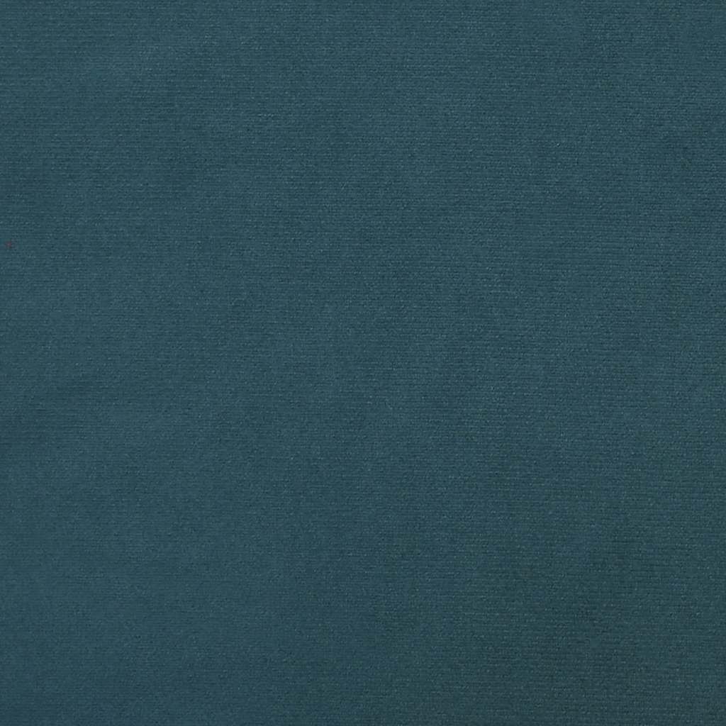 Slaapbank 2-zits fluweel blauw