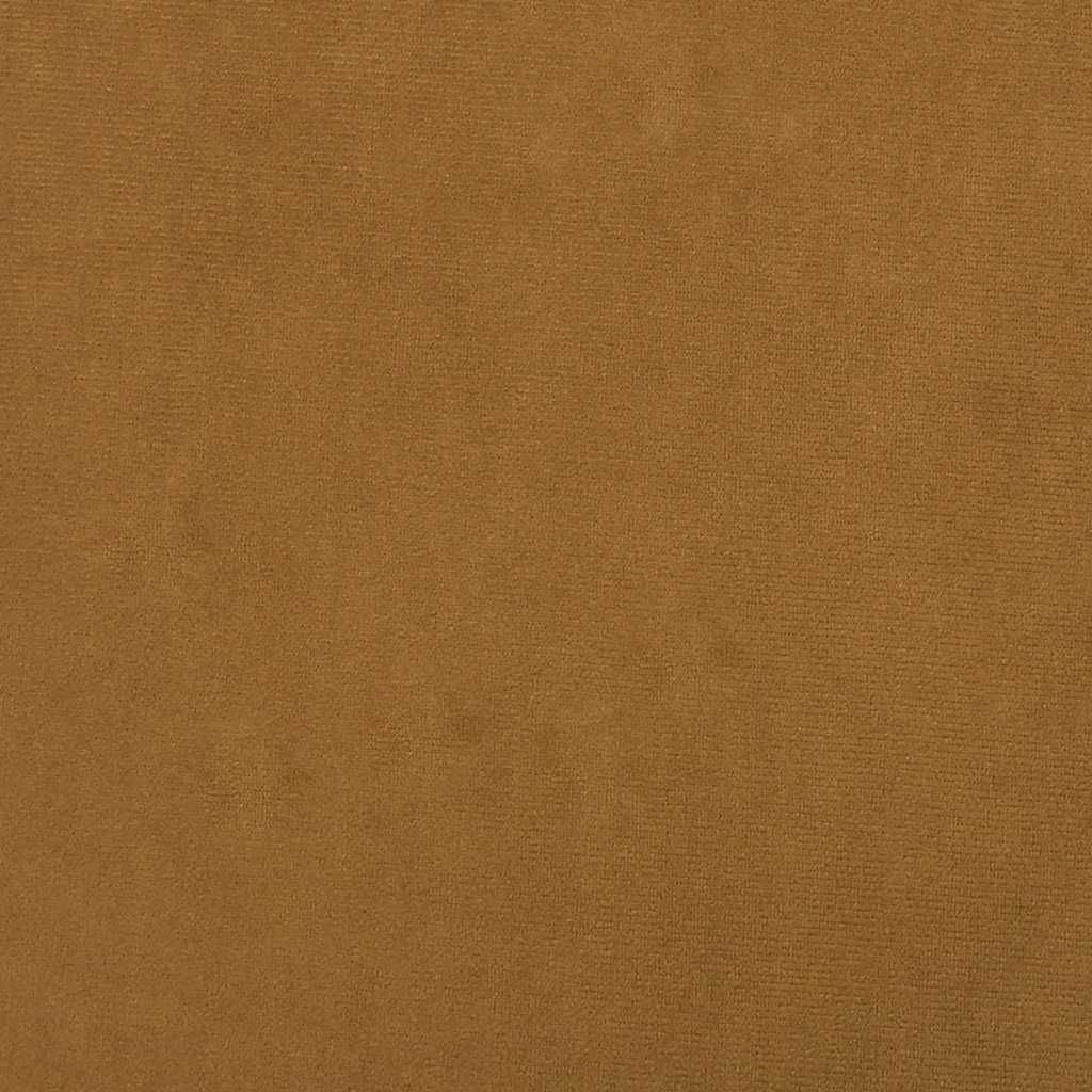 Slaapbank 2-zits fluweel bruin