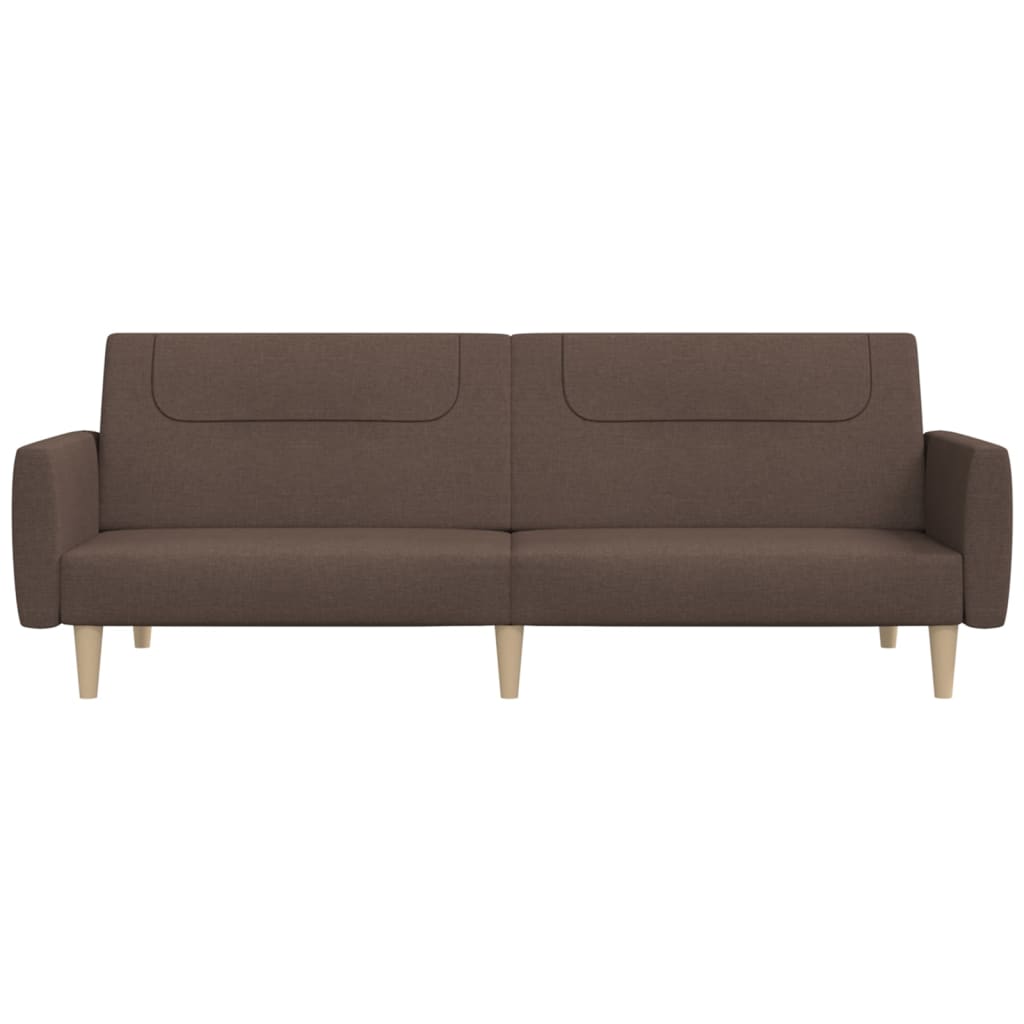 Slaapbank 2-zits stof taupe