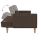 Slaapbank 2-zits stof taupe
