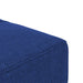 Slaapbank 2-zits met 2 kussens stof blauw